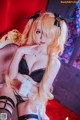 Cosplay Sally多啦雪 Fischl Gothic Lingerie